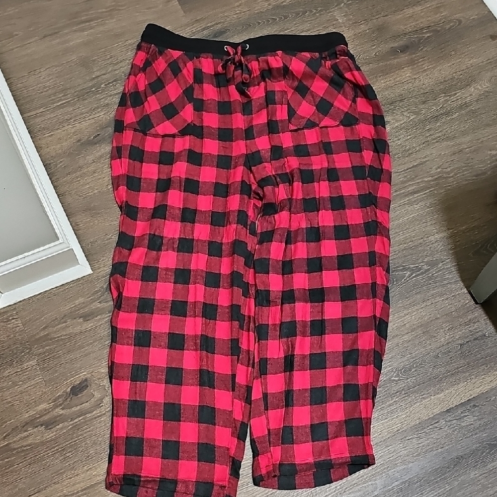 Torrid Red and Black Plaid Pajama Pants